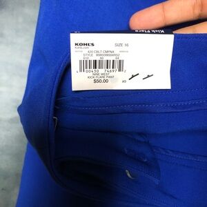 Kohl’s Nine West • Size 16 • Royal Blue Dress Pants